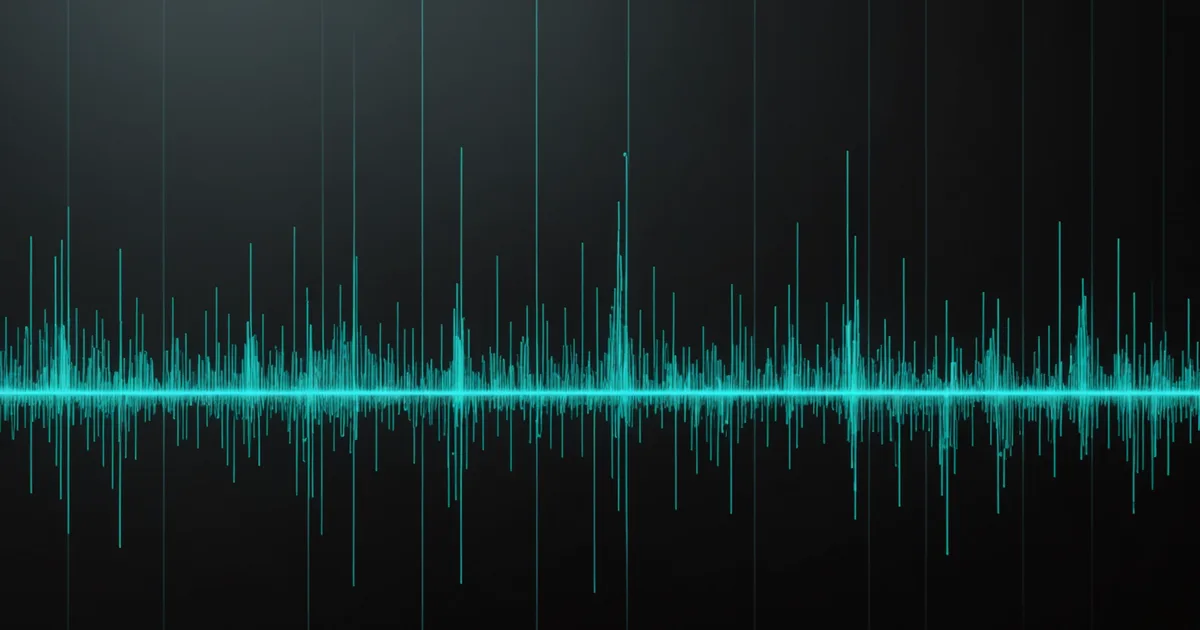 Abstract countdown timer concept with industrial data visualization overlay