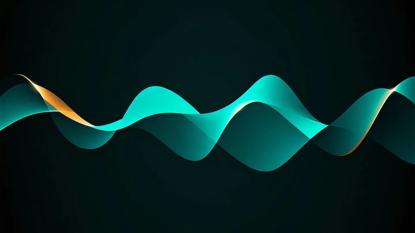 Abstract dark background with overlapping data waveform patterns suggesting multi-channel sensor signal fusion